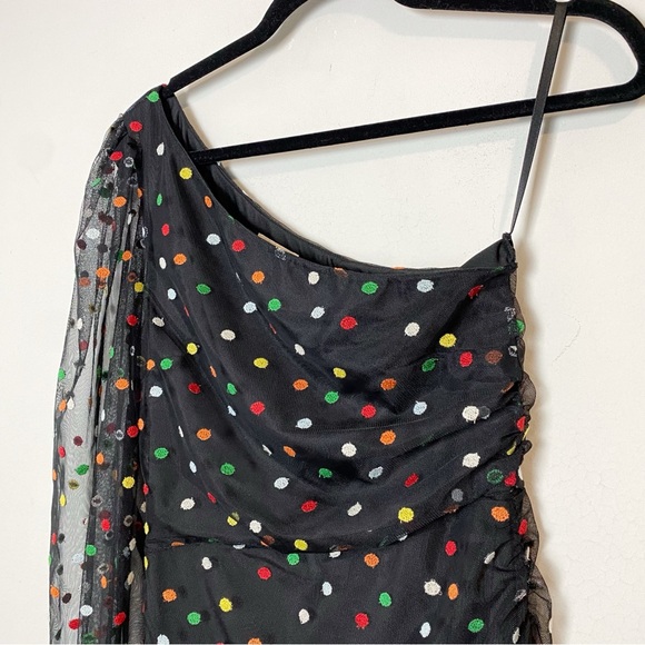 Camila Coelho Edite Embroidered Polka Dot Mini Dress - Picture 4 of 10